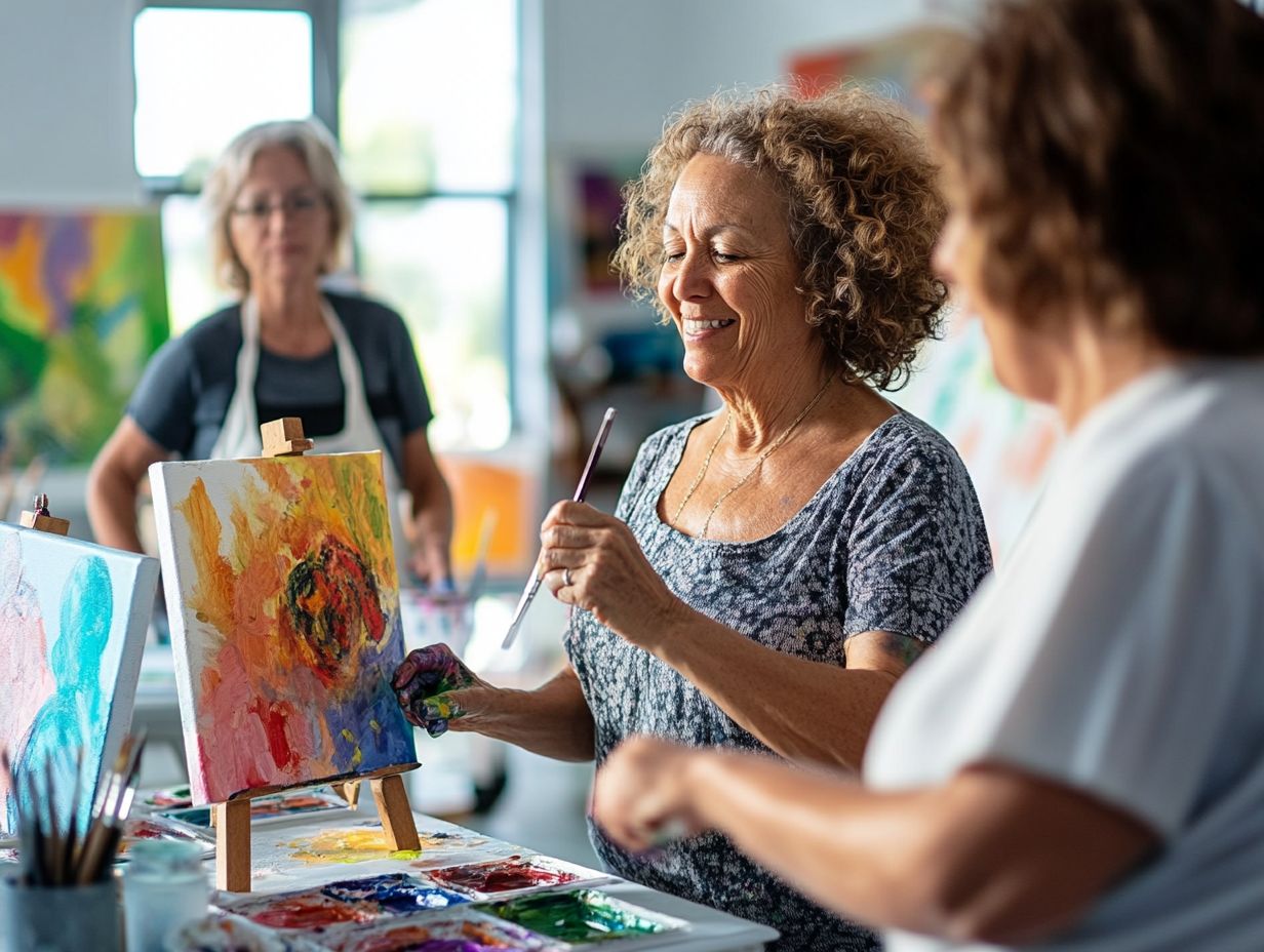 What are some art therapy resources available for cancer patients?