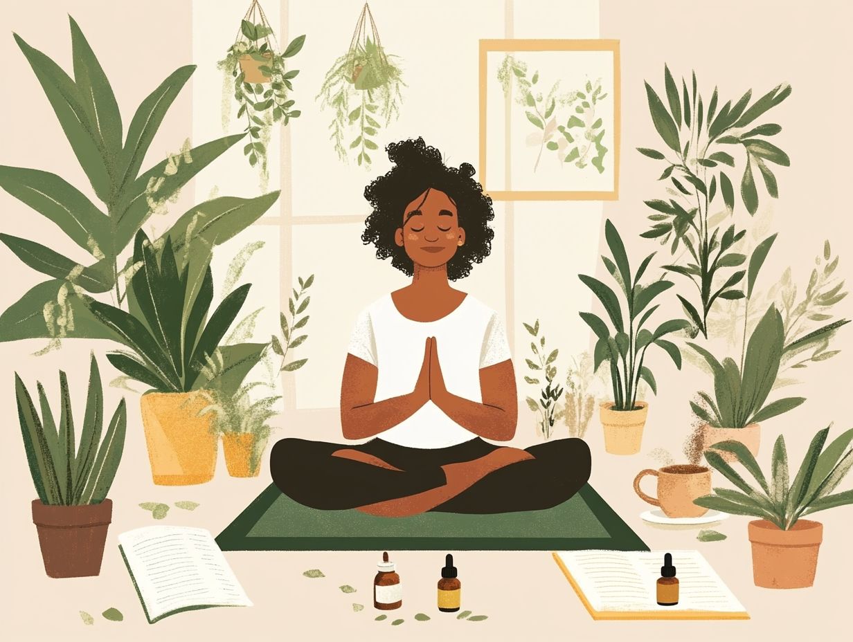 How can meditation help patients reduce stress?